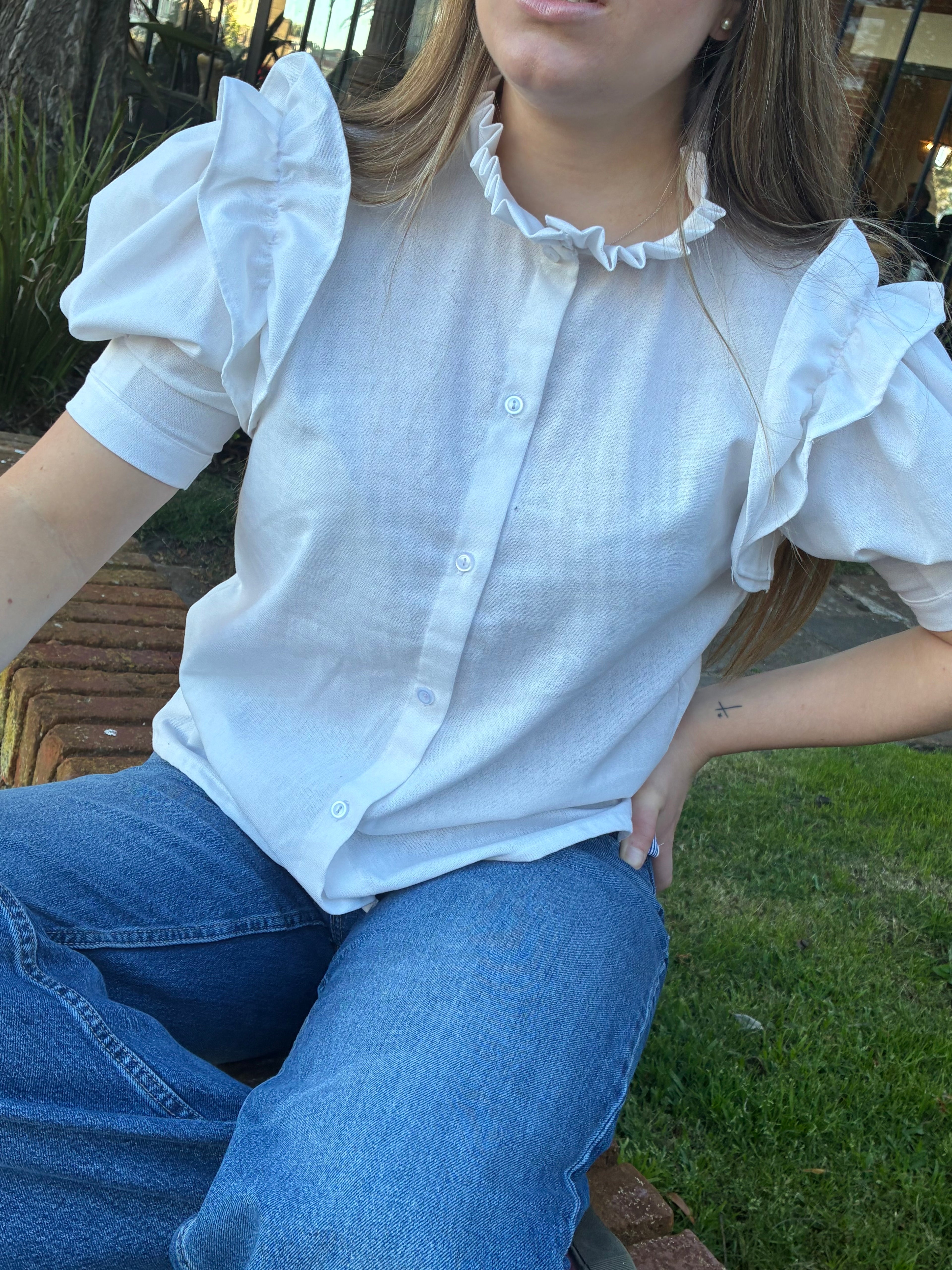 Camisa FLORA - Blanco